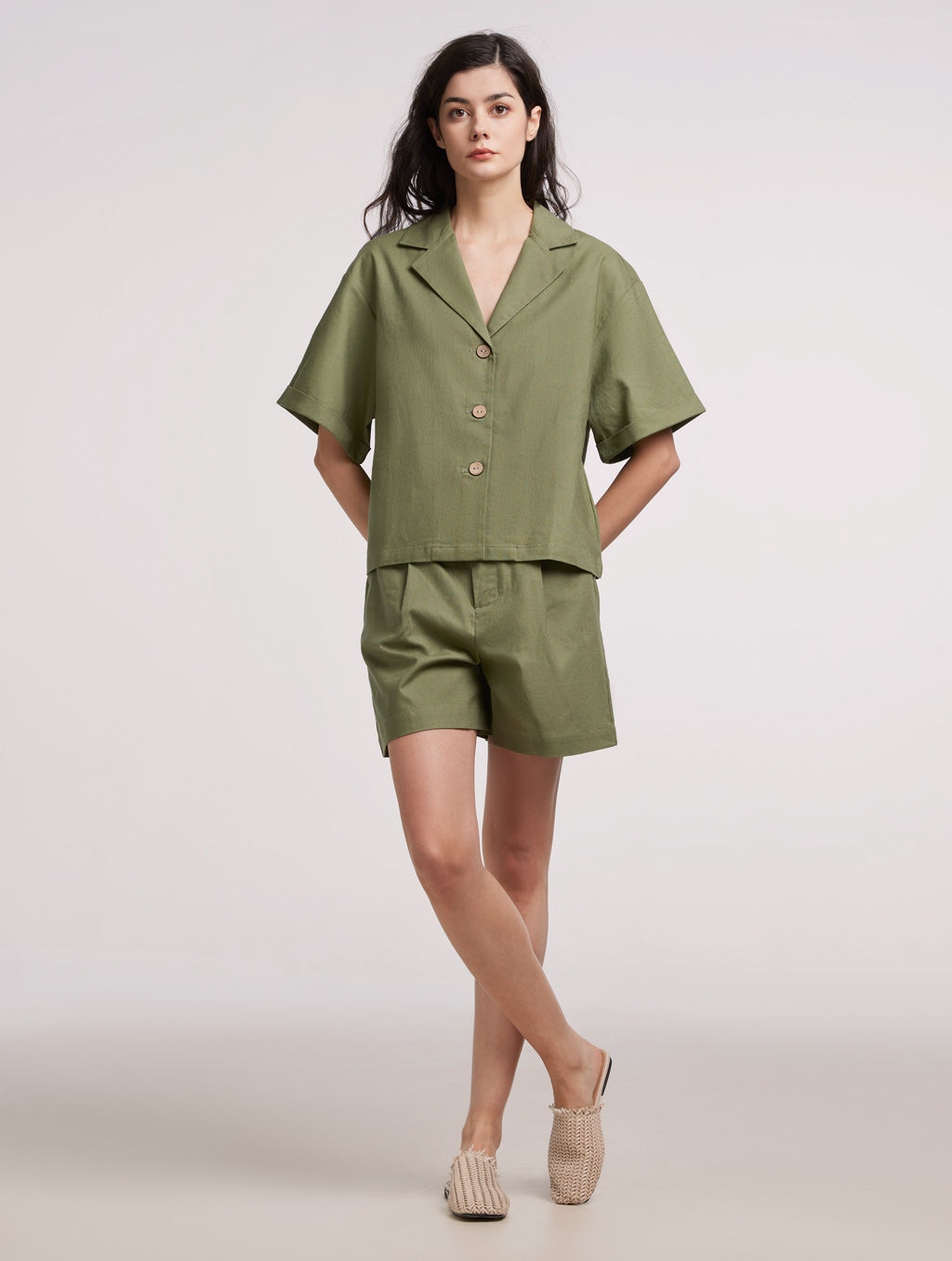 Classic Collar Regular Fit Blouse