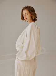 Cloudy Gathered Blouse