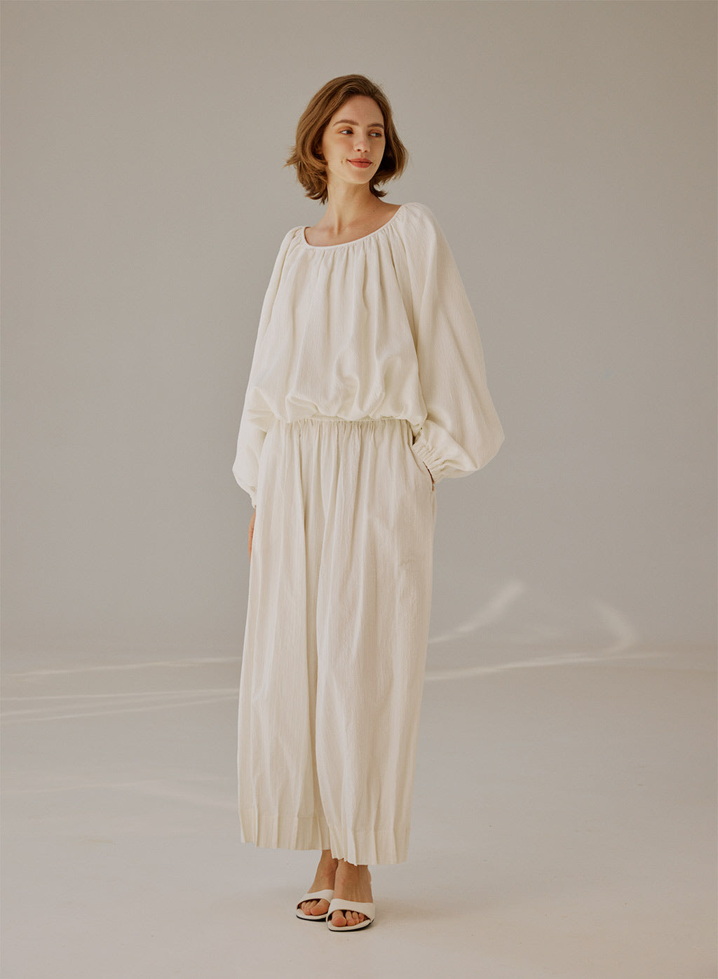 Cloudy Gathered Blouse