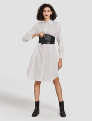 Corset Belted Shirt Dress – Nap Loungewear Intimates & Shapewear