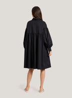 Cotton-Blend Shirt Dress