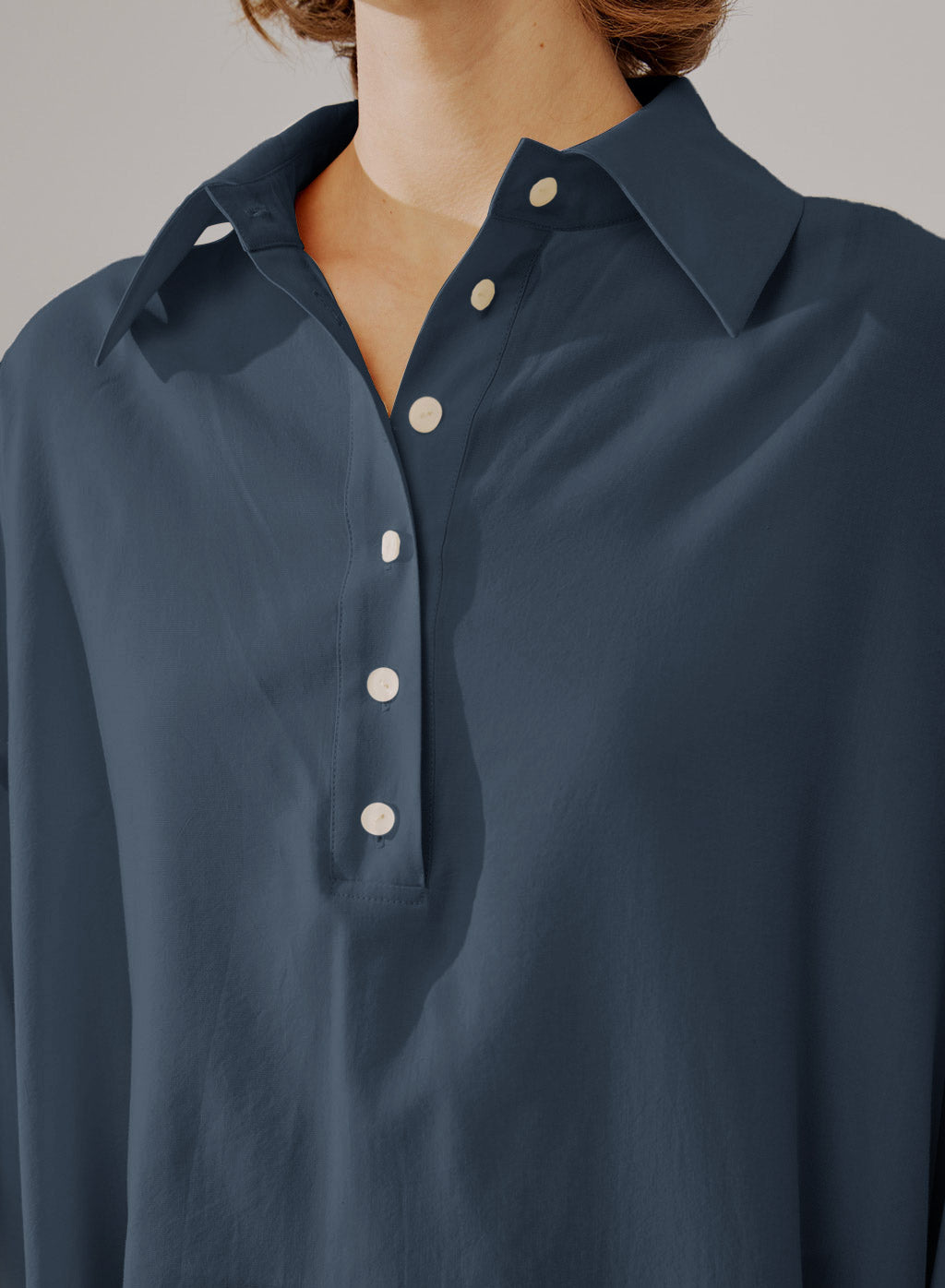 Cotton Shirt Midi Dress