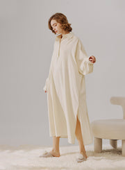 Cotton Shirt Midi Dress
