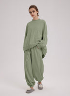 Dividing line pocket sweatpants