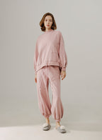 Dividing line pocket sweatpants