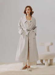 Cotton Trench Coat – Nap Loungewear Outerwear
