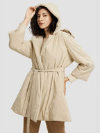 Cotton-padded Hooded Coat