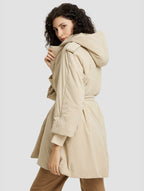 Cotton-padded Hooded Coat