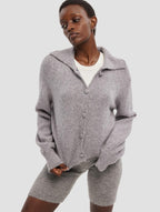 Curly Collar Cardigan