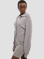 Curly Collar Cardigan