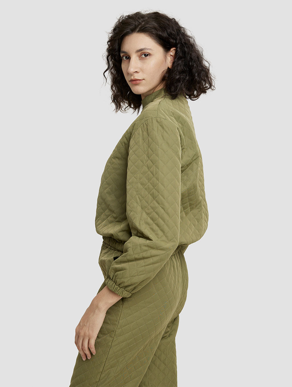 Diamond Pattern Sweatshirt