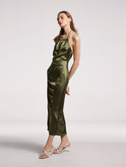 Drape Halter Dress