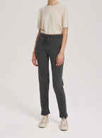 Drawstring Waist Cashmere-Wool Jogger