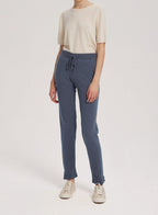 Drawstring Waist Cashmere-Wool Jogger