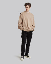 Expandable Camel Sweatshirt