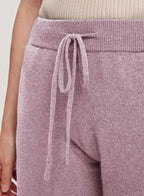 High Rise Cashmere-Wool Pants