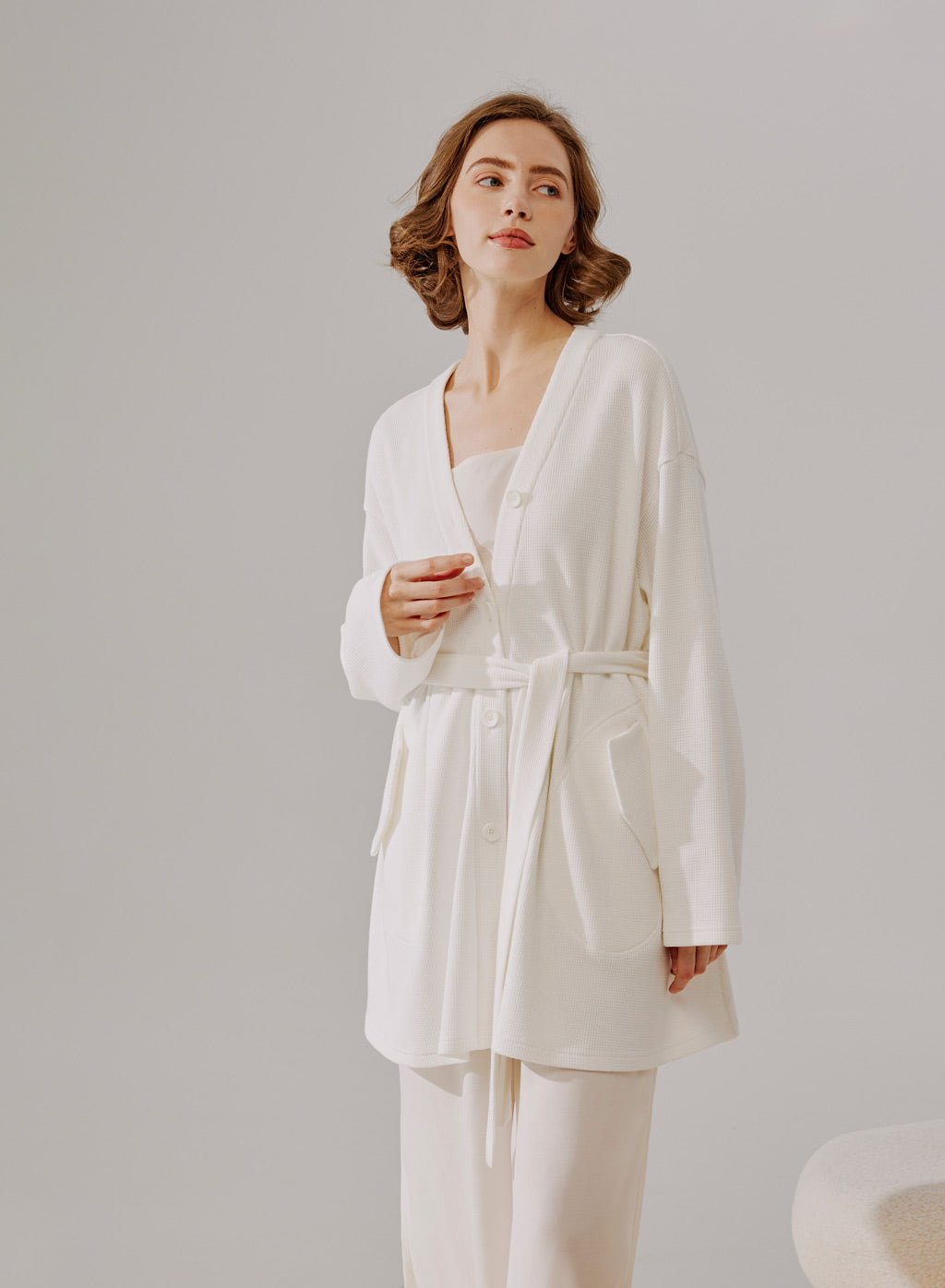 Fitted Cotton Robe