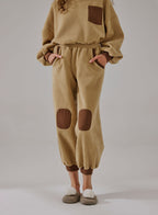 Fleece Color-Block Joggers