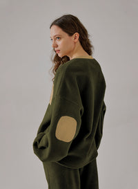 Fleece Color-Block Sweatshirt