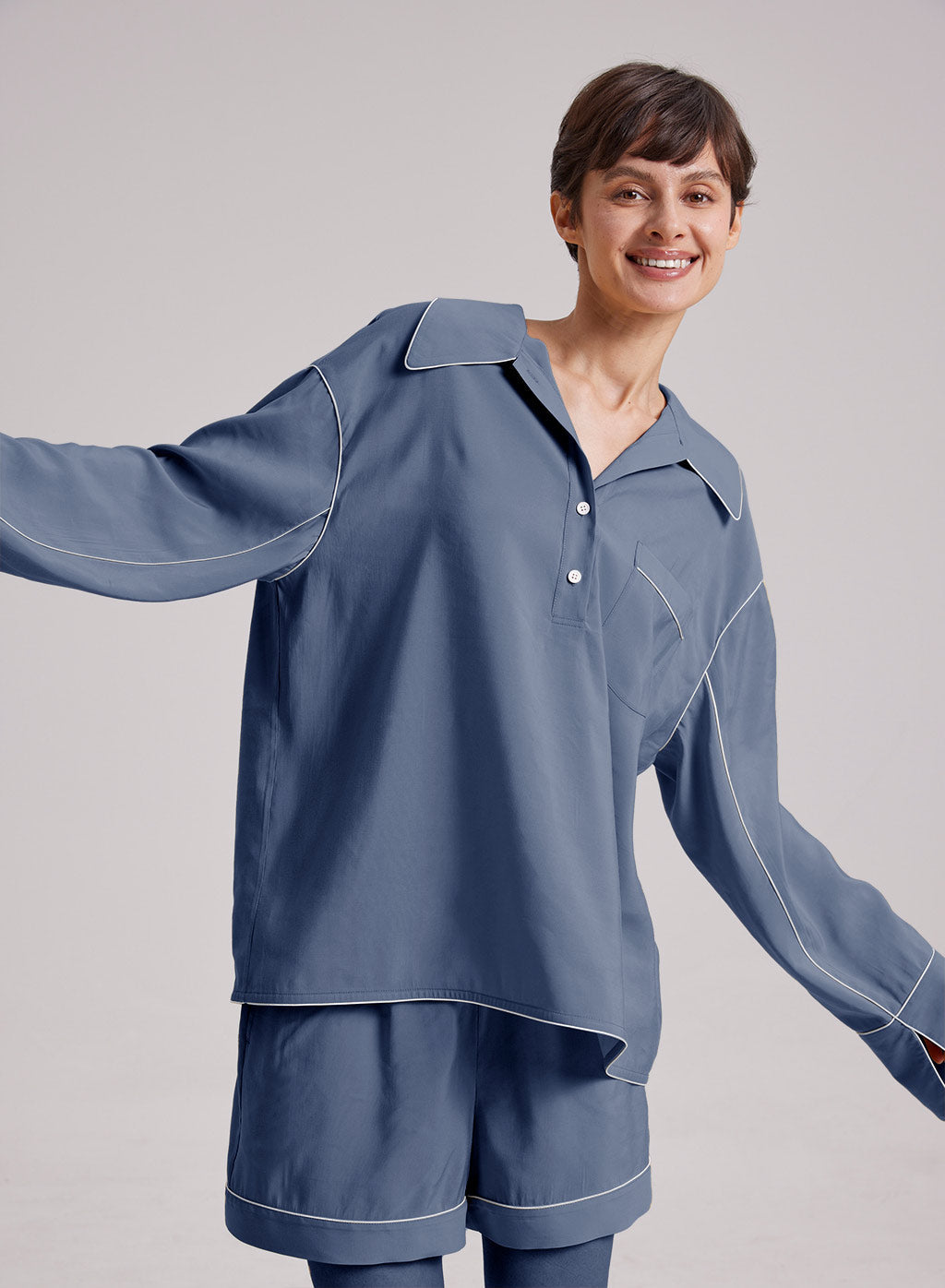 Giselle Long Sleeve Pajama Top