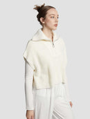 Half Batwing-sleeved Sweater