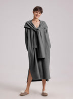 NAP Hooded Scarf Sweatshirt Dress