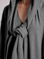 NAP Hooded Scarf Sweatshirt Dress