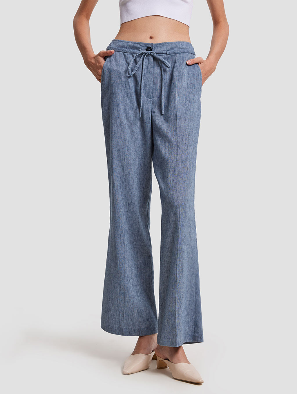 Line Draw String Pants