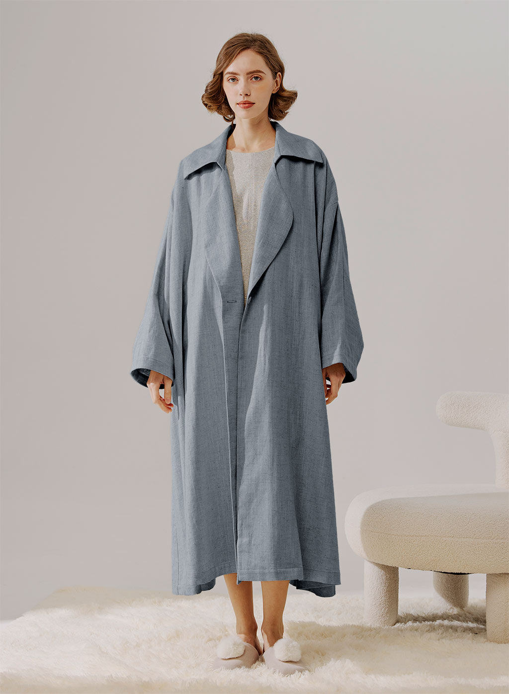 NAP Linen Cotton Trench Coat