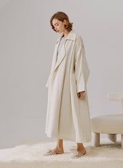Linen Cotton Trench Coat – Nap Loungewear Outerwear