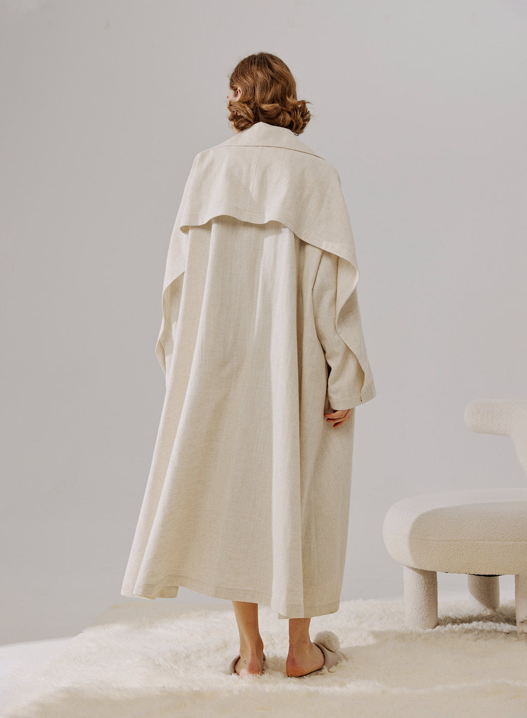 NAP Linen Cotton Trench Coat