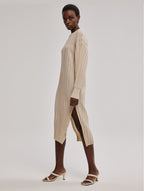 Maxi Pleated Sweater Dress