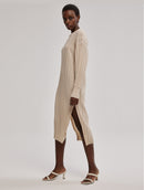 Maxi Pleated Sweater Dress