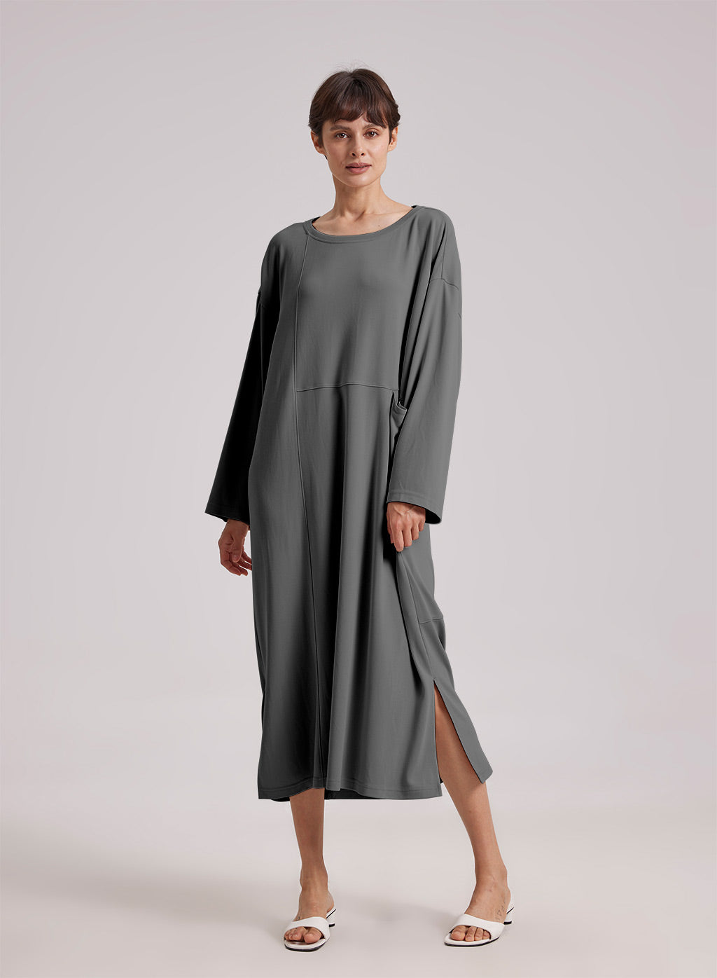 Modal Pocket Midi Dress