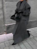 Long woolen coat