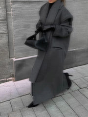 Long woolen coat