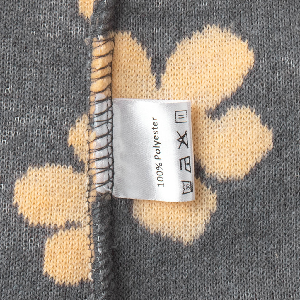 Fashion sweater warm fleece flower woman