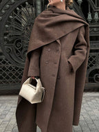 Long woolen coat