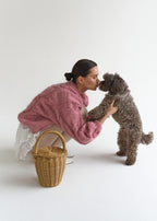 Solid gold buttoned sweater cardigan