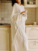 Wide-Fit Batwing Dress