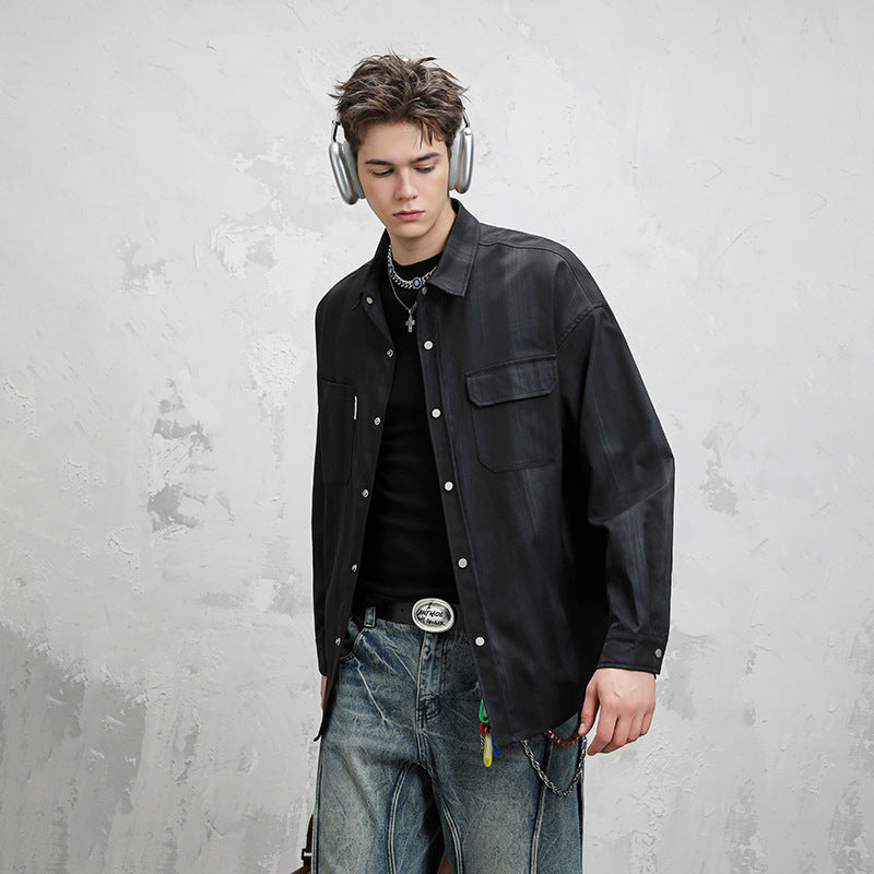 Plus size men's vintage shirt