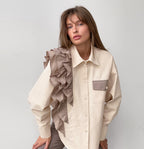 Shirt asymmetrical top