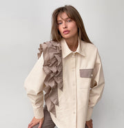 Shirt asymmetrical top