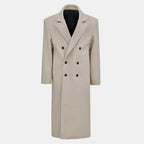 Long woolen coat coat
