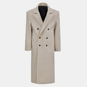 Long woolen coat coat