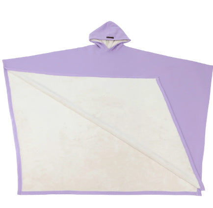 Punk loose hooded button-up woolen loose cape top