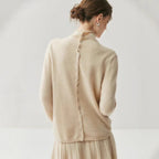 Cashmere Knitted Cardigan Bottom Sweater