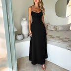 Elegant slip A line dress