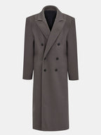 Long woolen coat coat