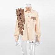 Shirt asymmetrical top